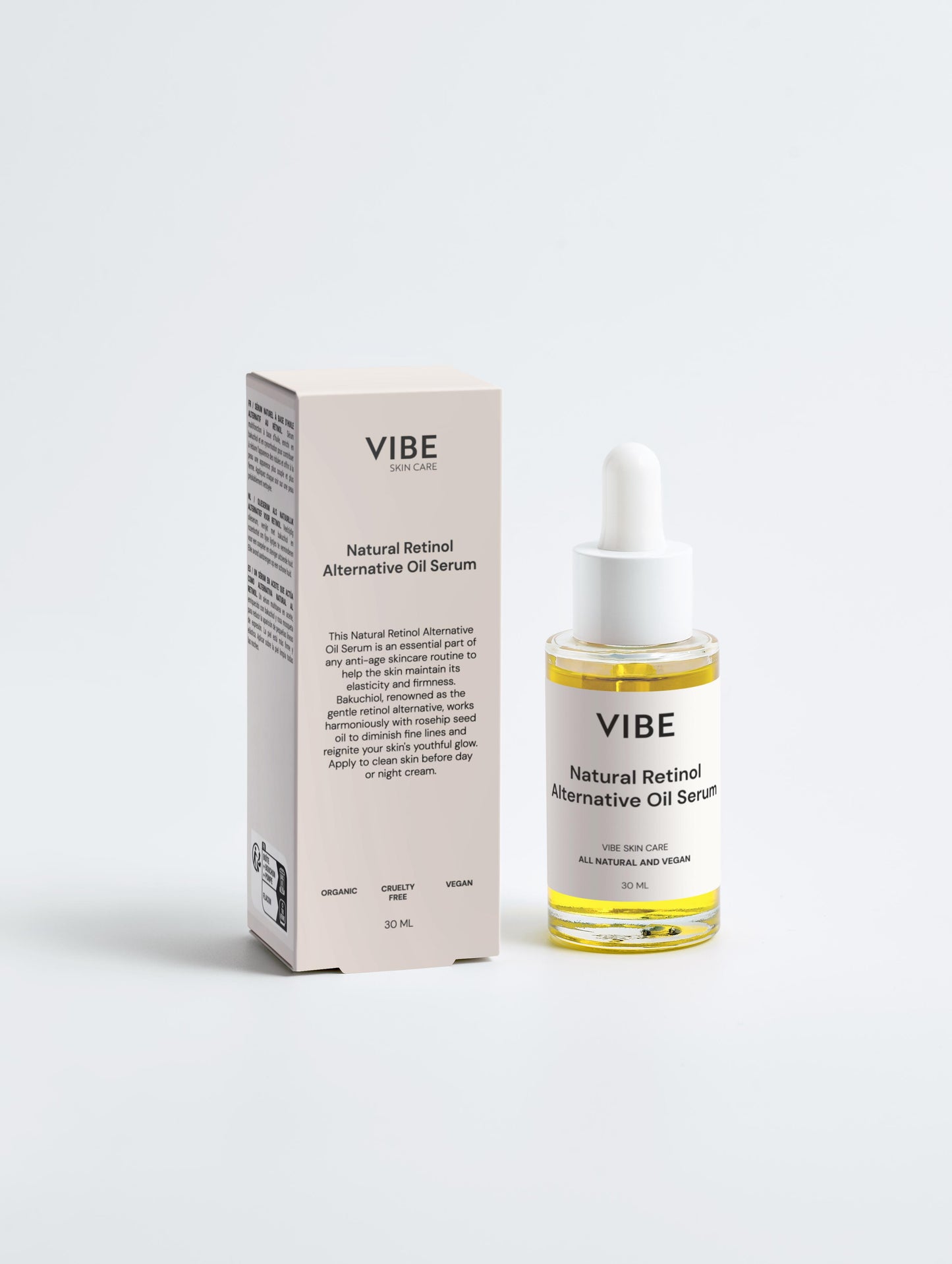 Natural Retinol-Alternative Oil Serum - Serum med bakuchiol